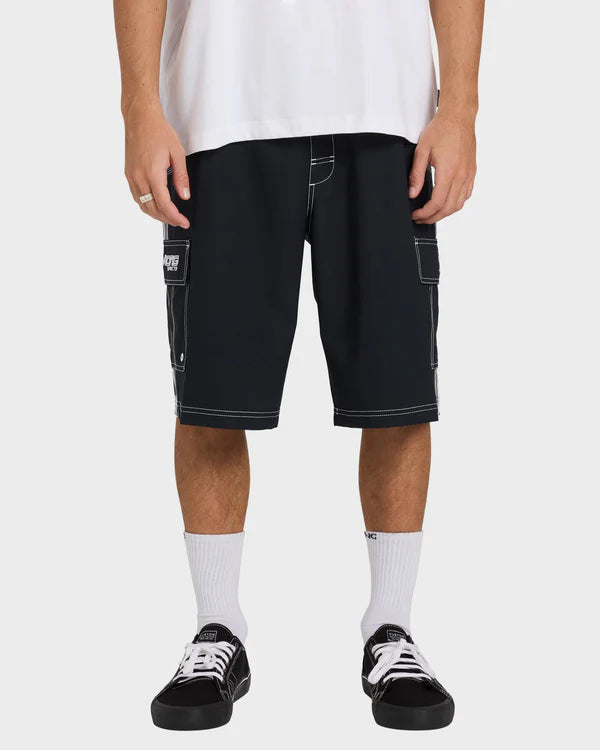 BILLABONG THROW ON 3.0 22" BOARDSHORTS MENS SURF SWIM SHORTS BLACK