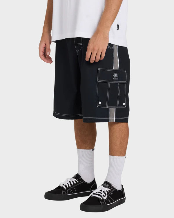 BILLABONG THROW ON 3.0 22" BOARDSHORTS MENS SURF SWIM SHORTS BLACK