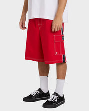 BILLABONG THROW ON 3.0 22" BOARDSHORTS – MENS SURF PERFORMANCE TRUE RED