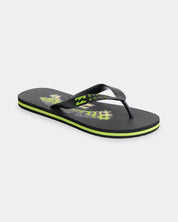 BILLABONG TIDES 2.0 PRINT THONGS – MENS COMFORT BEACH THONGS BLACK LIME