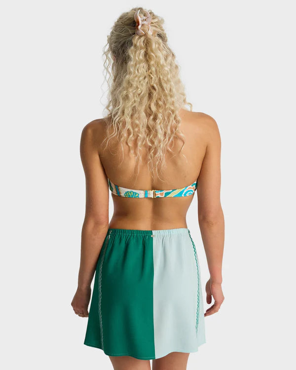 BILLABONG VACAY DREAMS MINI SKIRT POOL BLUE