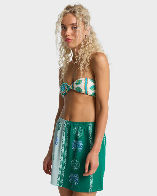 BILLABONG VACAY DREAMS MINI SKIRT POOL BLUE