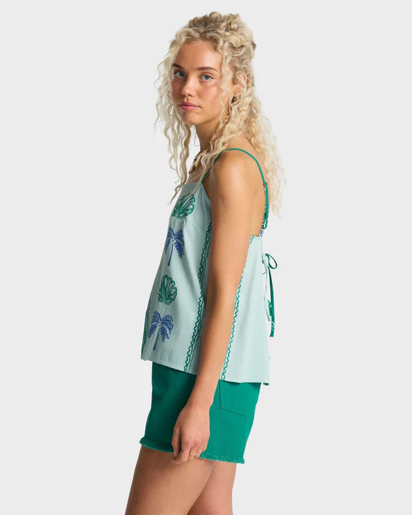 BILLABONG VACAY DREAMS TANK TOP POOL BLUE