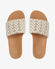 BILLABONG WOMENS AURORA SLIDES – WHISPER WHITE