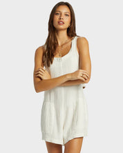 BILLABONG WOMENS BEACH CRUSH OVERALLS (SALT CRYSTAL)