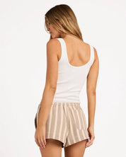 BILLABONG WOMENS BEACH CRUSH WALKSHORTS – COBBLESTONE