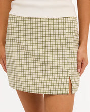 BILLABONG WOMENS BREAK LINE MINI SKIRT – SALT CRYSTAL