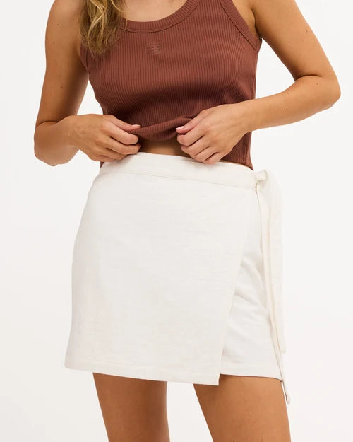 BILLABONG WOMENS COSTA SOL WRAP SKIRT – SALT CRYSTAL