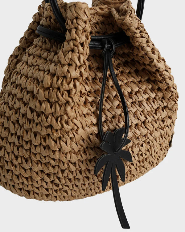 BILLABONG WOMENS DATE PALM CROSSBODY BAG TAN COASTAL EVERYDAY ACCESSORY