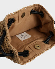 BILLABONG WOMENS DATE PALM CROSSBODY BAG TAN COASTAL EVERYDAY ACCESSORY