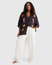 BILLABONG WOMENS FOLLOW ME PANTS (WHITE)