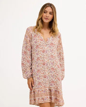 BILLABONG WOMENS FOREVERMORE DREAMER MINI DRESS – MULTI