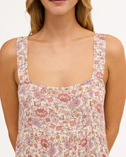 BILLABONG WOMENS FOREVERMORE SHINE ON MIDI DRESS – MULTI