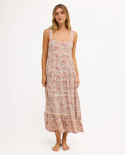 BILLABONG WOMENS FOREVERMORE SHINE ON MIDI DRESS – MULTI