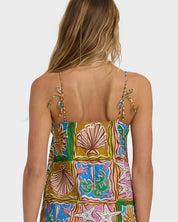 BILLABONG WOMENS HEAT DREAM MIDI DRESS CASUAL SUMMER STYLE – MULTI