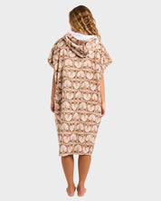 BILLABONG WOMENS HEAT HOODED TOWEL (MUSHROOM)