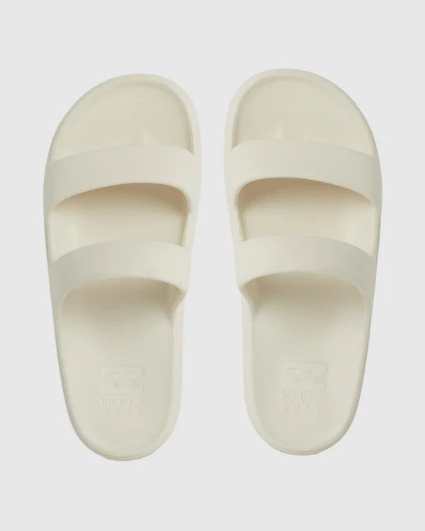 BILLABONG WOMENS MALIBU RECOVERY SANDALS (WHITE)