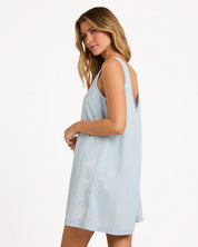 BILLABONG WOMENS MARISOL MINI DRESS – SKY GRAY