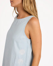 BILLABONG WOMENS MARISOL MINI DRESS – SKY GRAY