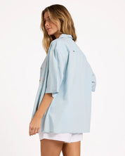 BILLABONG WOMENS MARISOL SHIRT – SKY GRAY
