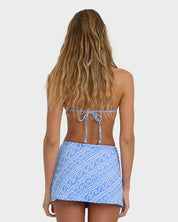 BILLABONG WOMENS MORE THAN WAVES MINI SKIRT (TIDAL BLUE)
