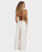 BILLABONG WOMENS OTIS DREAMING ELASTIC WAIST PANTS – SALT CRYSTAL
