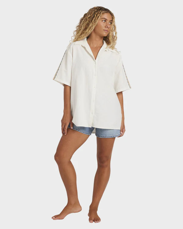BILLABONG WOMENS OTIS DREAMING SHIRT – SALT CRYSTAL