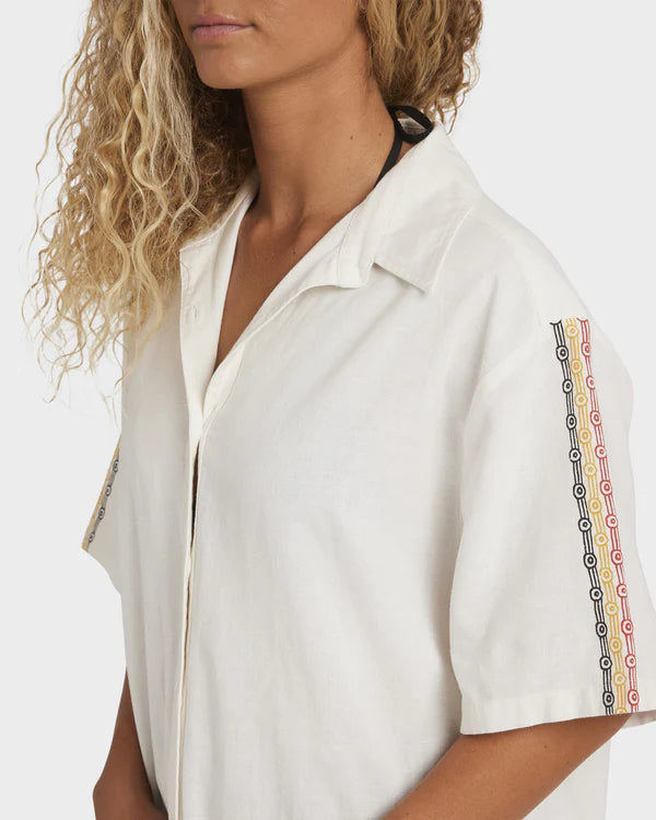 BILLABONG WOMENS OTIS DREAMING SHIRT – SALT CRYSTAL