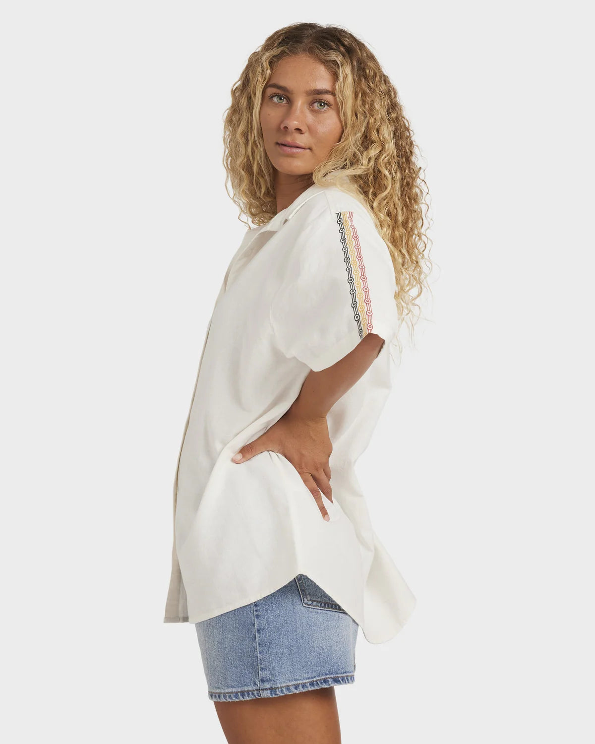 BILLABONG WOMENS OTIS DREAMING SHIRT – SALT CRYSTAL