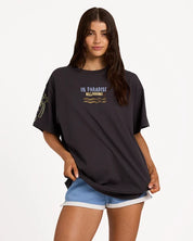 BILLABONG WOMENS PARADISE 73 T-SHIRT – BLACK SANDS