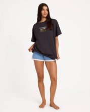 BILLABONG WOMENS PARADISE 73 T-SHIRT – BLACK SANDS