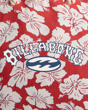 BILLABONG WOMENS PARADISE CALL BEACH TOTE BAG – RED CRUSH