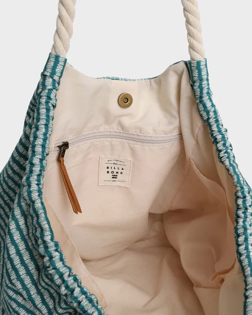 BILLABONG WOMENS ROPE TOTE BAG (DEEP SEA)