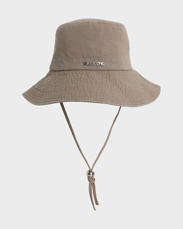 BILLABONG WOMENS SANDS BUCKET HAT (MUSHROOM)