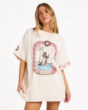 BILLABONG WOMENS SECRET BEACH T-SHIRT – SALT CRYSTAL
