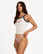 BILLABONG WOMENS SINCE 73 CULTURE TANK TOP – SALT CRYSTAL