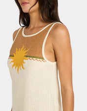 BILLABONG WOMENS SOLAR BABE MIDI DRESS CARAMEL CAFE COASTAL SUMMER DRESS