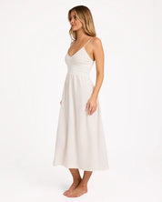 BILLABONG WOMENS SUCH A TRIP MIDI DRESS – SALT CRYSTAL