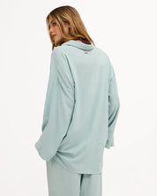 BILLABONG WOMENS SUN DAYS COVER-UP SHIRT – BLUE LIGHT