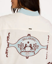 BILLABONG WOMENS SURF COWGIRL SHIRT – SALT CRYSTAL