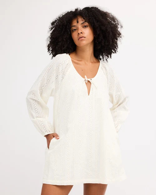 BILLABONG WOMENS SWEET SOLACE MINI DRESS – SALT CRYSTAL