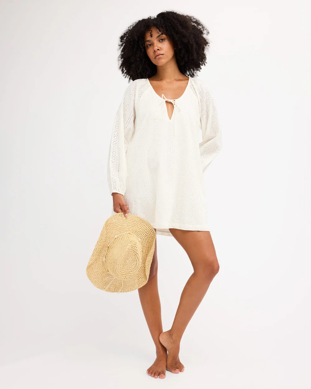 BILLABONG WOMENS SWEET SOLACE MINI DRESS – SALT CRYSTAL