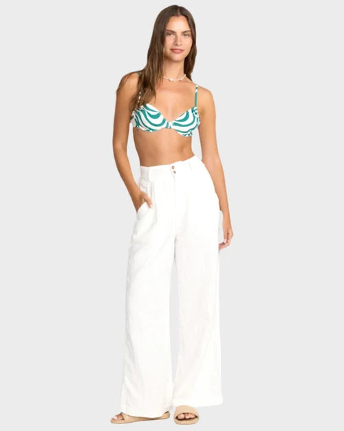 BILLABONG WOMENS TAILOR MADE PANTS – SALT CRYSTAL