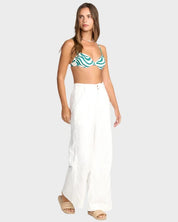 BILLABONG WOMENS TAILOR MADE PANTS – SALT CRYSTAL