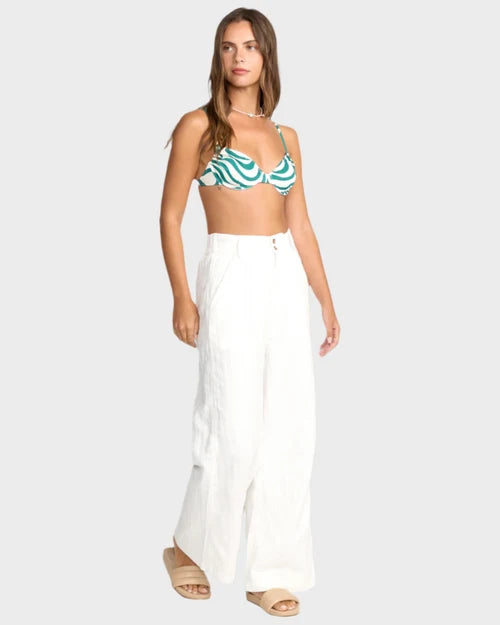 BILLABONG WOMENS TAILOR MADE PANTS – SALT CRYSTAL