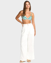 BILLABONG WOMENS TAILOR MADE PANTS – SALT CRYSTAL