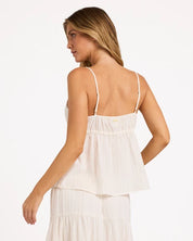 BILLABONG WOMENS TILL DAWN CAMISOLE TOP – SALT CRYSTAL