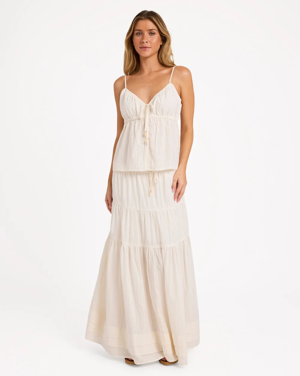 BILLABONG WOMENS TILL DAWN CAMISOLE TOP – SALT CRYSTAL