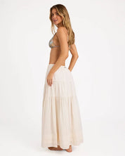 BILLABONG WOMENS TILL DAWN MAXI SKIRT – SALT CRYSTAL
