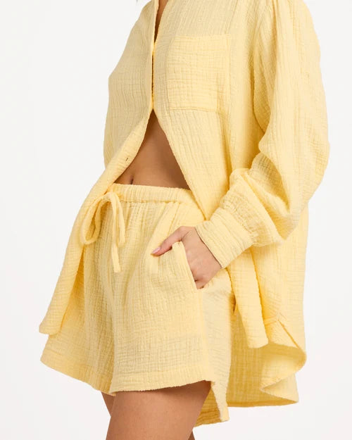 BILLABONG WOMENS WANDERER LONG SLEEVE SHIRT – SUNLIGHT